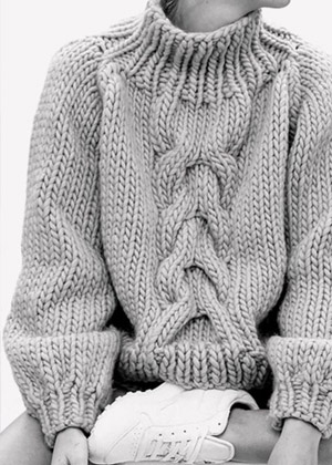 Women Irish wool jumper